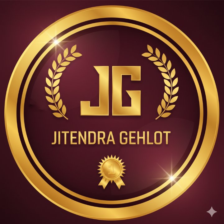 Jitendra Gehlot 🥇