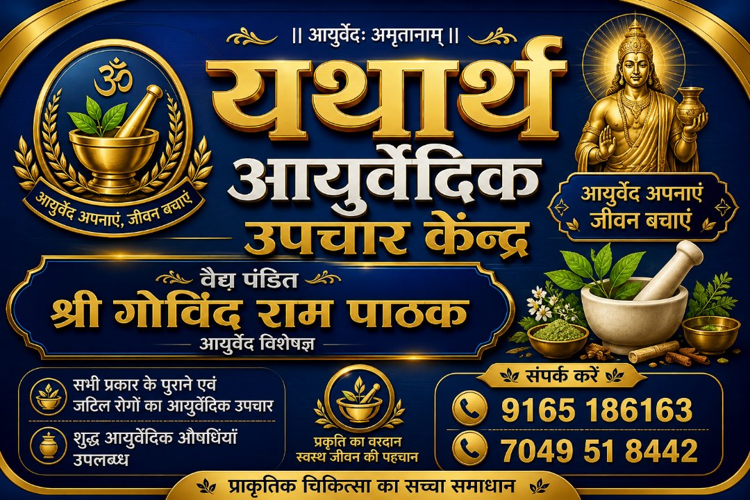 यथार्थ आयुर्वेदिक उपचार केंद्र